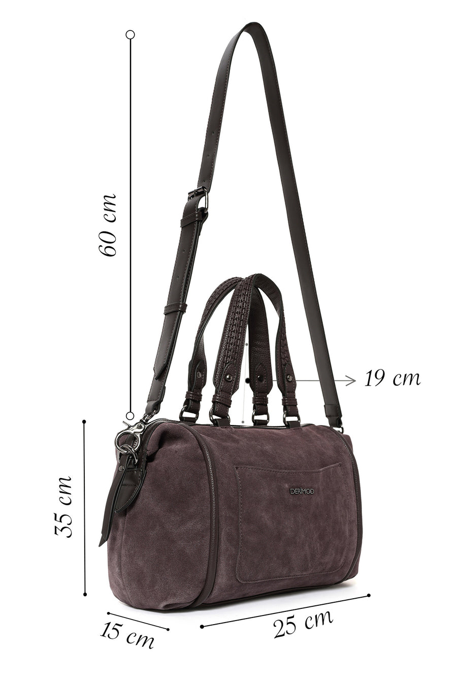 Women's Brown Long Strap Shoulder Bag