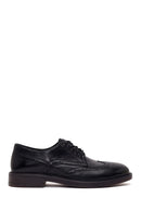 Male Black Lace-up Leather Casual Shoes | Derimod