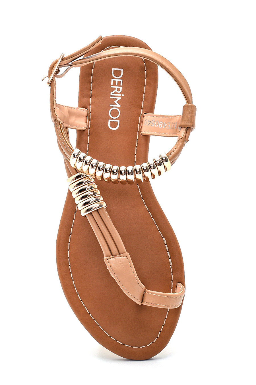 Kadın Parmak Arası Detaylı Casual Sandalet