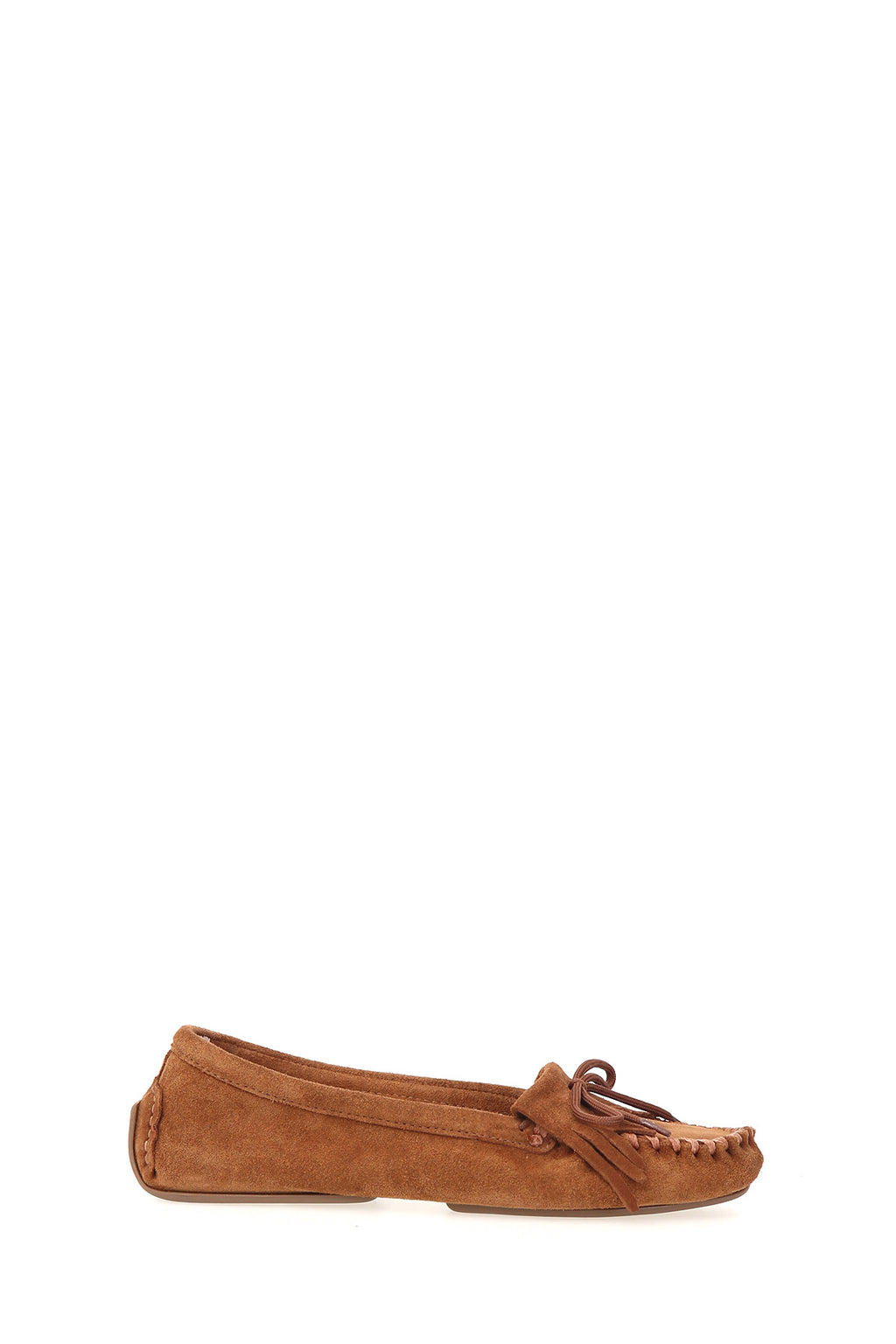Süet Taba Kadın Deri Loafer