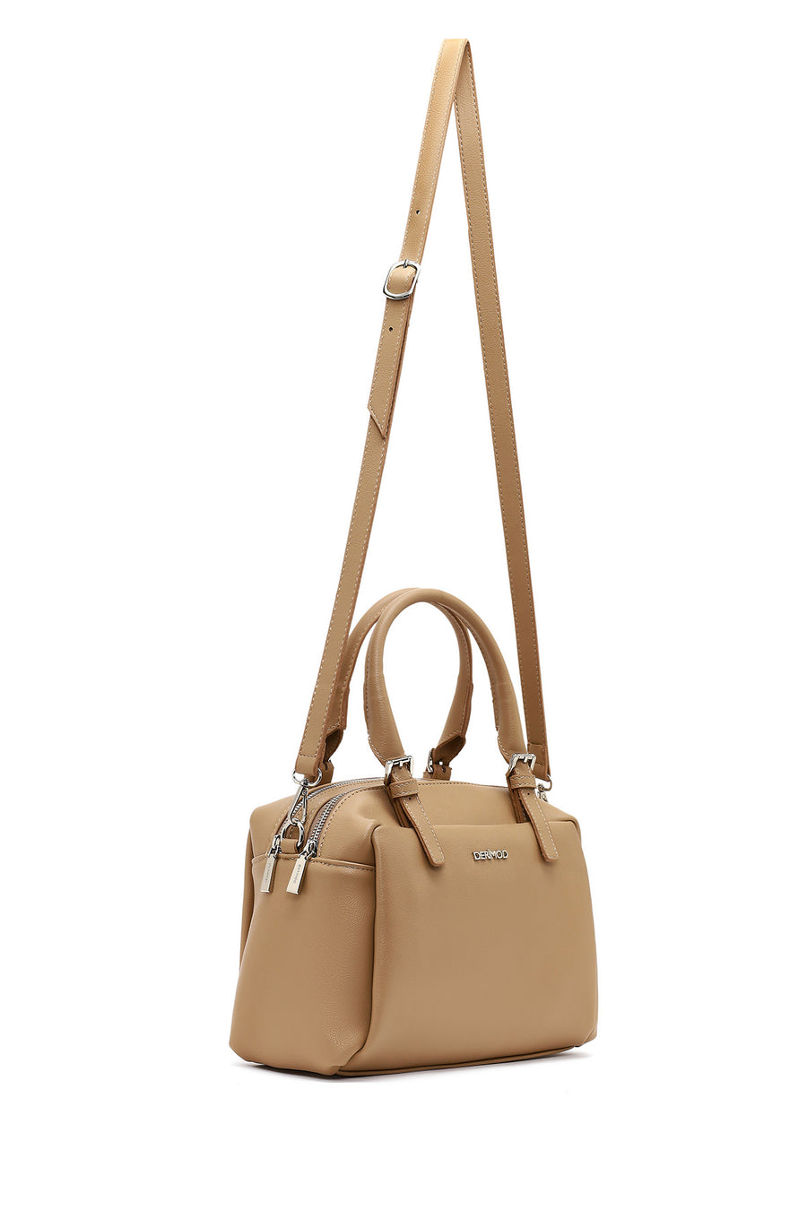 Women's Beige Long Strap Shoulder Bag