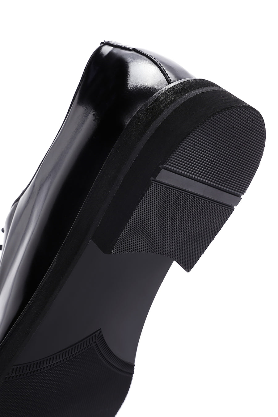 Men's Black Leather Casual Shoes