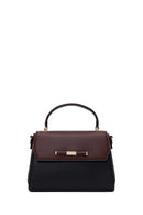 Woman Burgundy Classic Shoulder Bag with Long Strap | Derimod