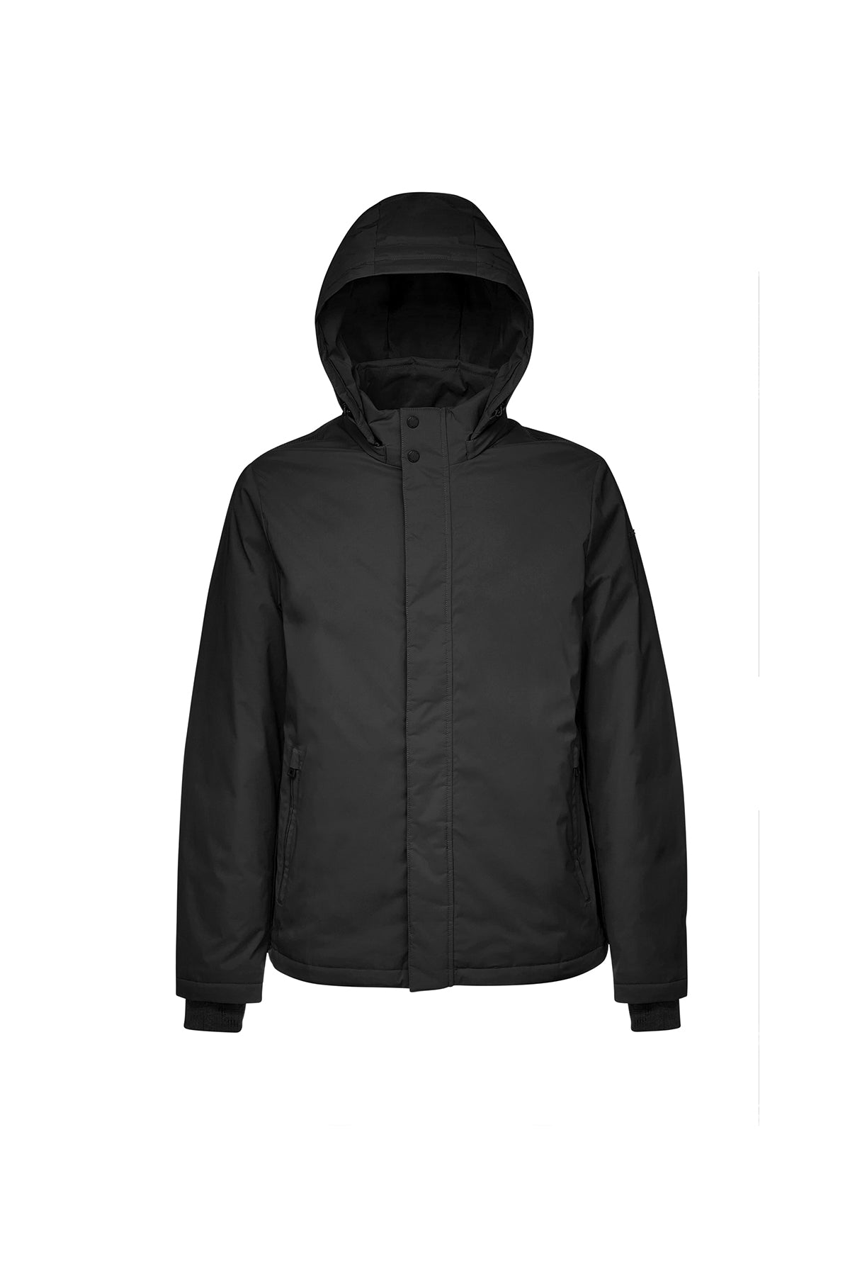 Geox Men's Black Aurelio Hooded Jacket M4625JT3145F9000 | Derimod