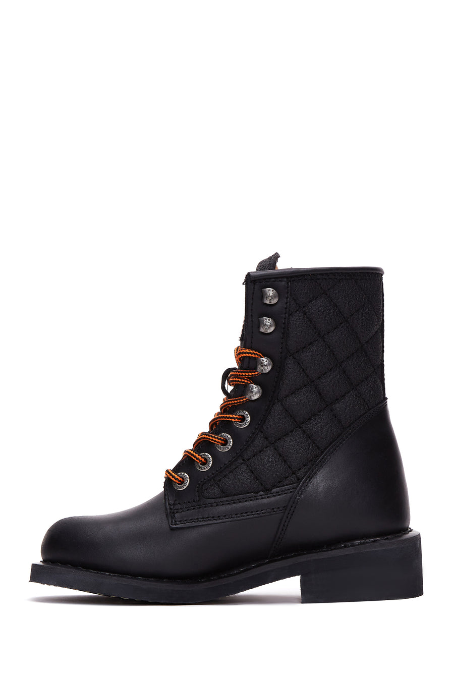 Harley Davidson Women's Black New Worker Leather Combat Boots