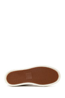 Erkek Beyaz Bağcıklı Deri Sneaker | Derimod