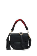 Women's Black Long Strap Shoulder Bag with Accessories | Derimod