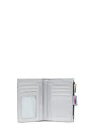 Women's Blue Printed Wallet | Derimod