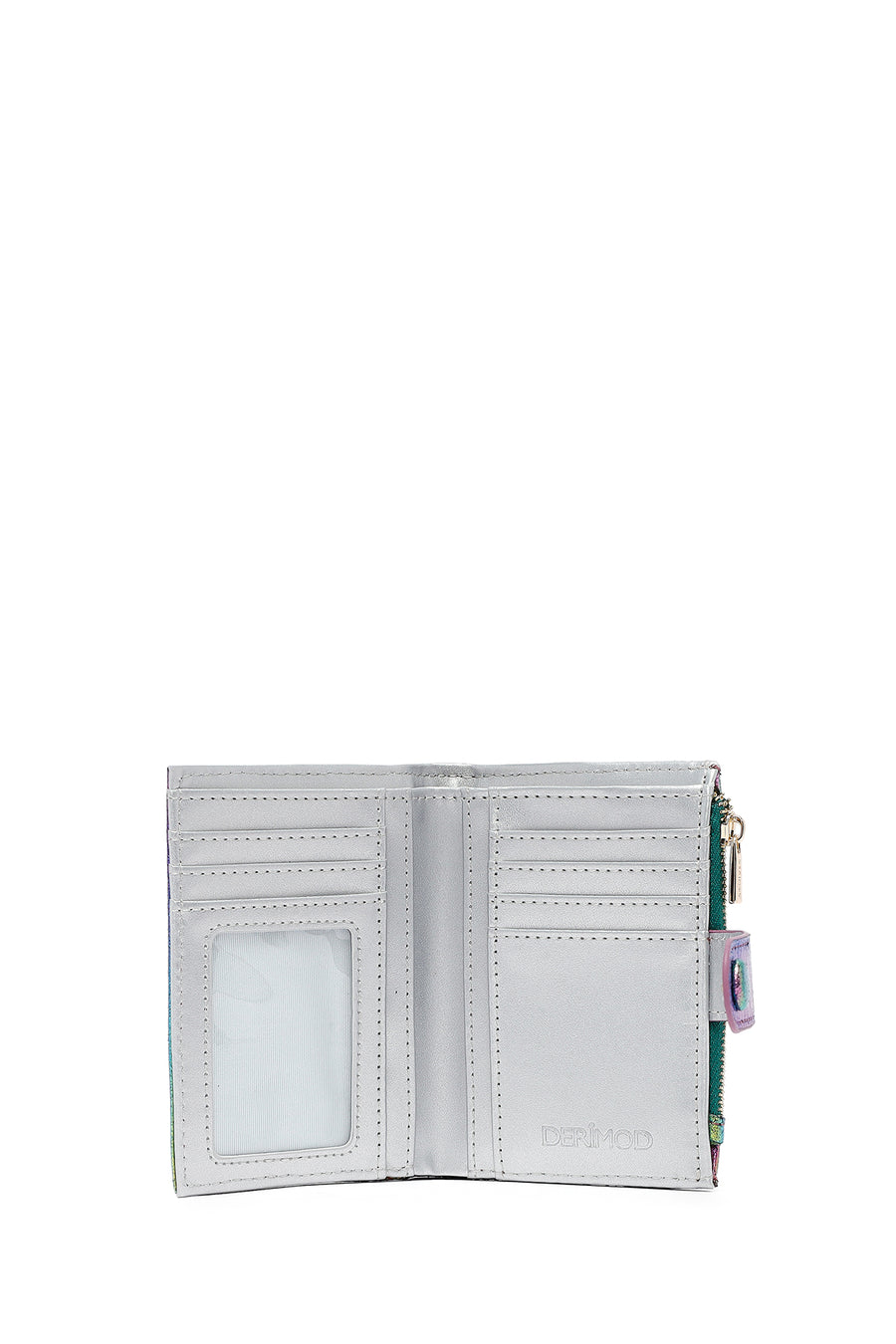 Women's Blue Printed Wallet