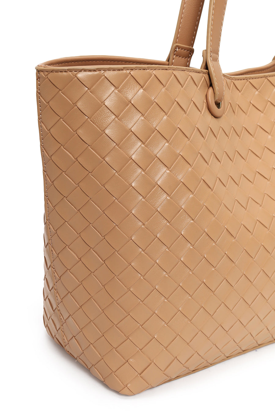 Woman Beige Printed Shoulder Bag