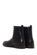 Male Black Leather Chelsea Boots | Derimod