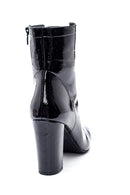 Women's Patent Leather Heeled Boots | Derimod