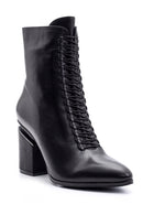 Women's Heeled Leather Boots | Derimod