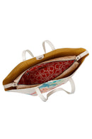 Woman Cream Printed Shoulder Bag | Derimod