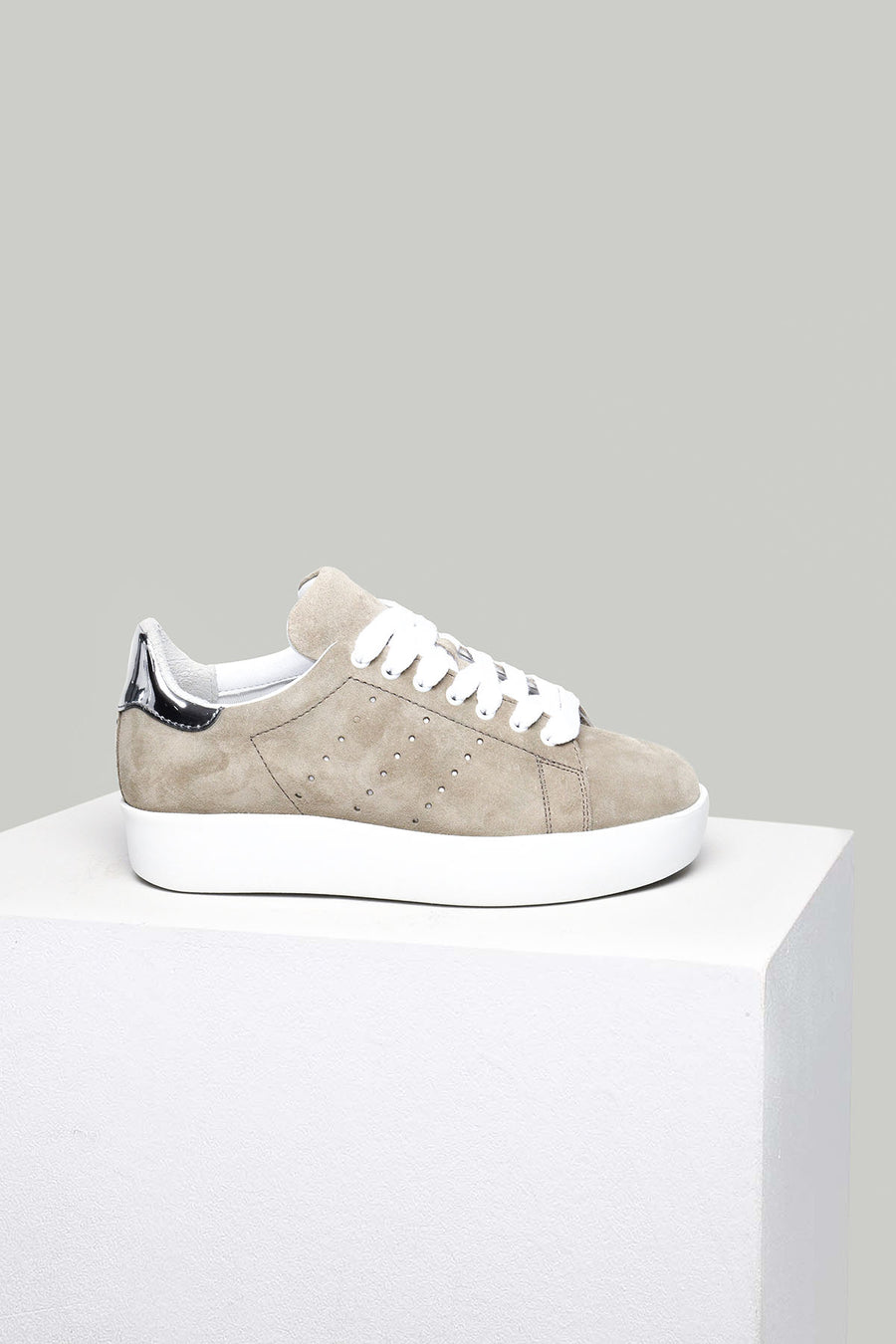 Süet Taş Kadın Deri Sneaker