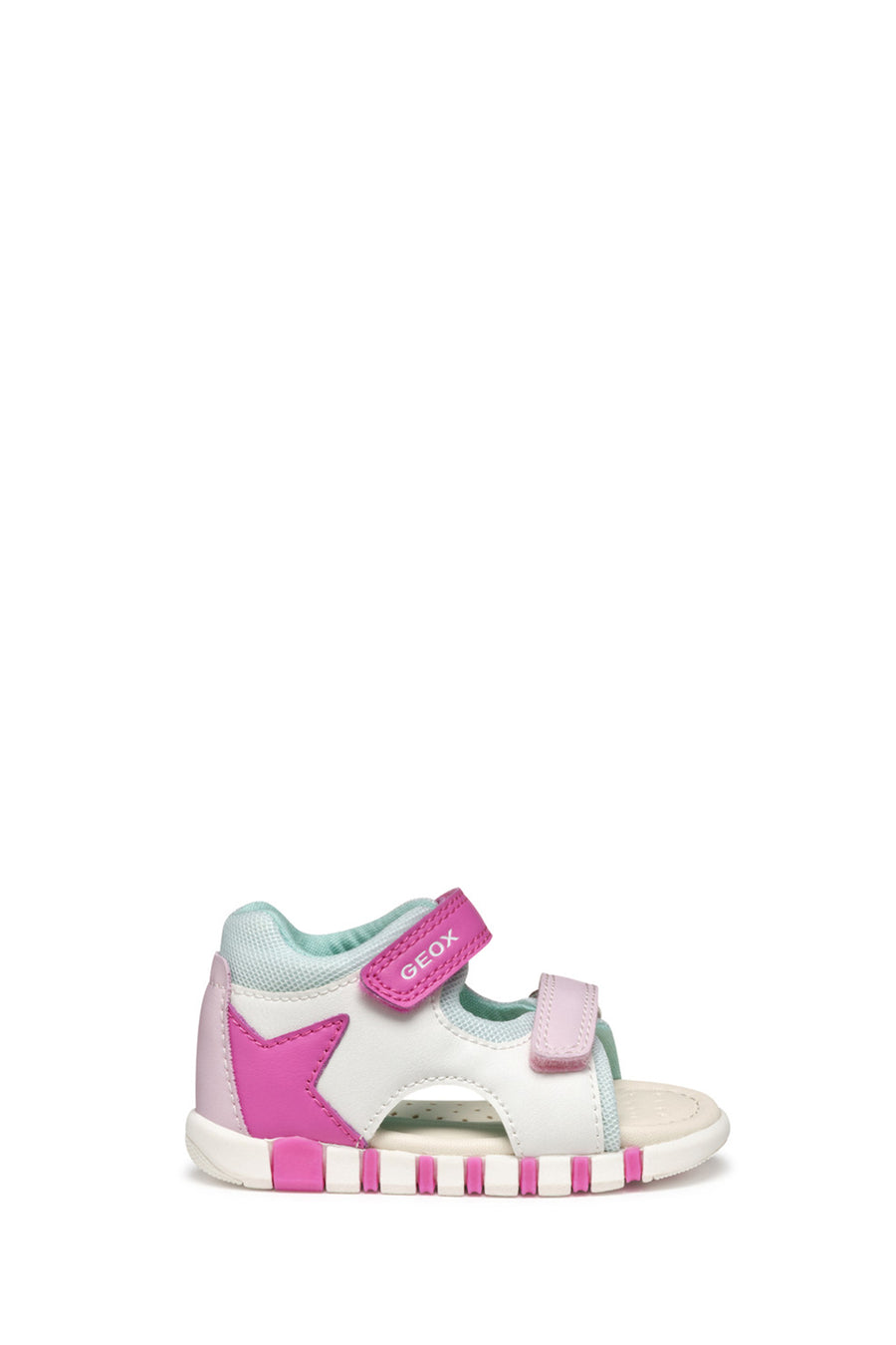 Geox Kız Bebek B Sandal Iupidoo A - Synt + Mesh Çift Bantlı Kumaş Sandalet B5517B0BC14C0563 | Derimod