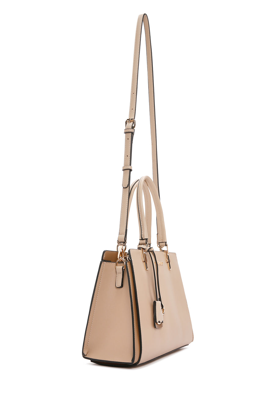 Women's Beige Long Strap Shoulder Bag