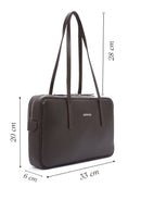 Women's Brown Classic Shoulder Bag | Derimod