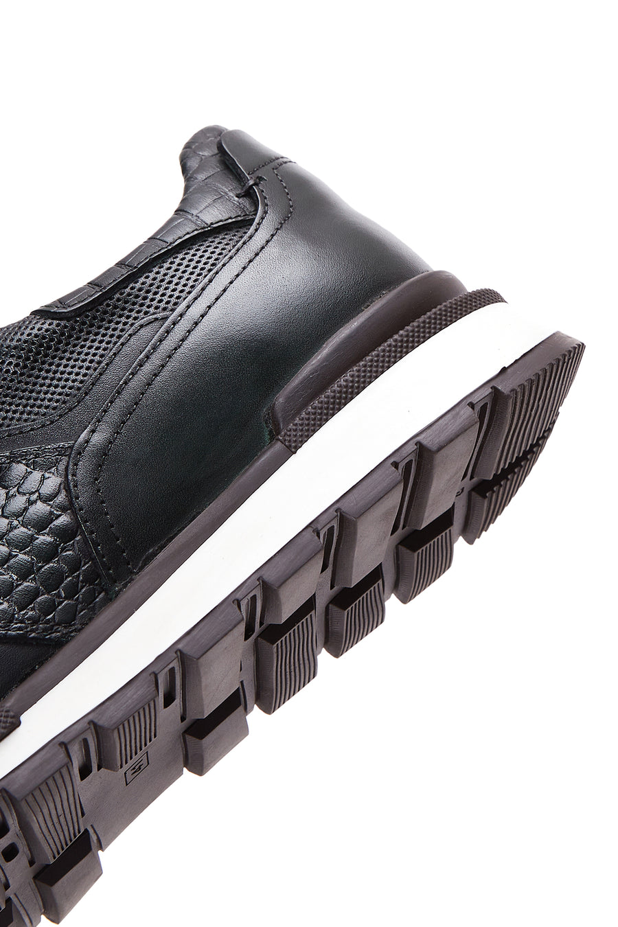 Erkek Yeşil Deri Sneaker