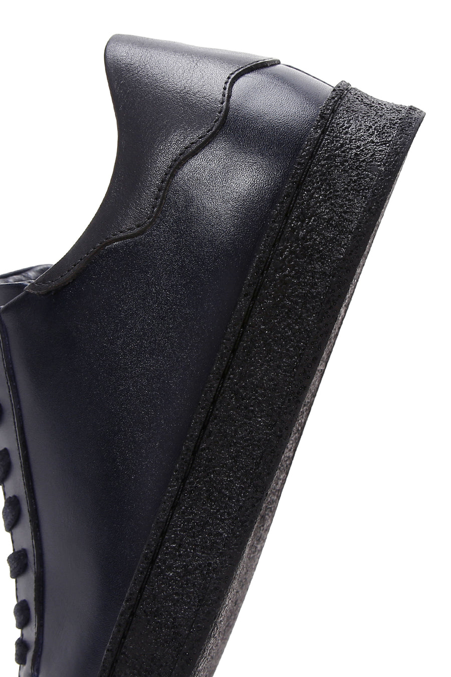 Men's Navy Blue Leather Sneaker