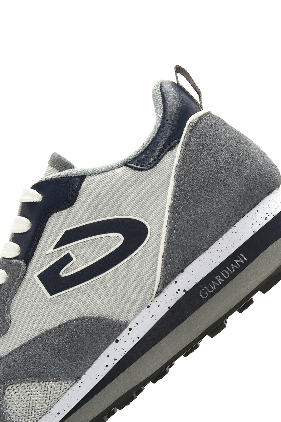 Alberto Guardiani Men's Gray Black Wen Thick Soled Sneaker