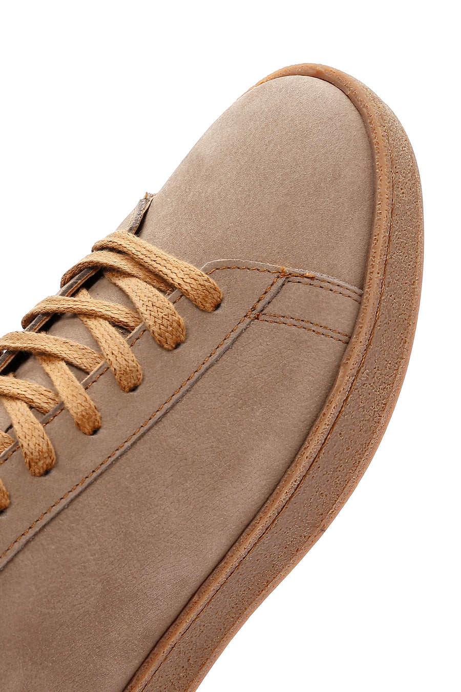 Men's Beige Nubuck Leather Sneaker