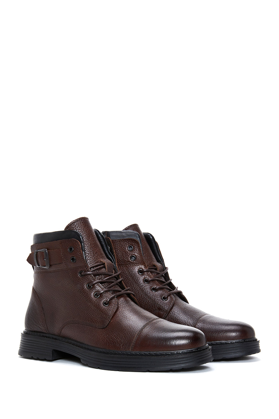 Men's Brown Leather Classic Boots