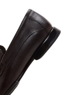 Erkek Kahverengi Deri Klasik Loafer | Derimod