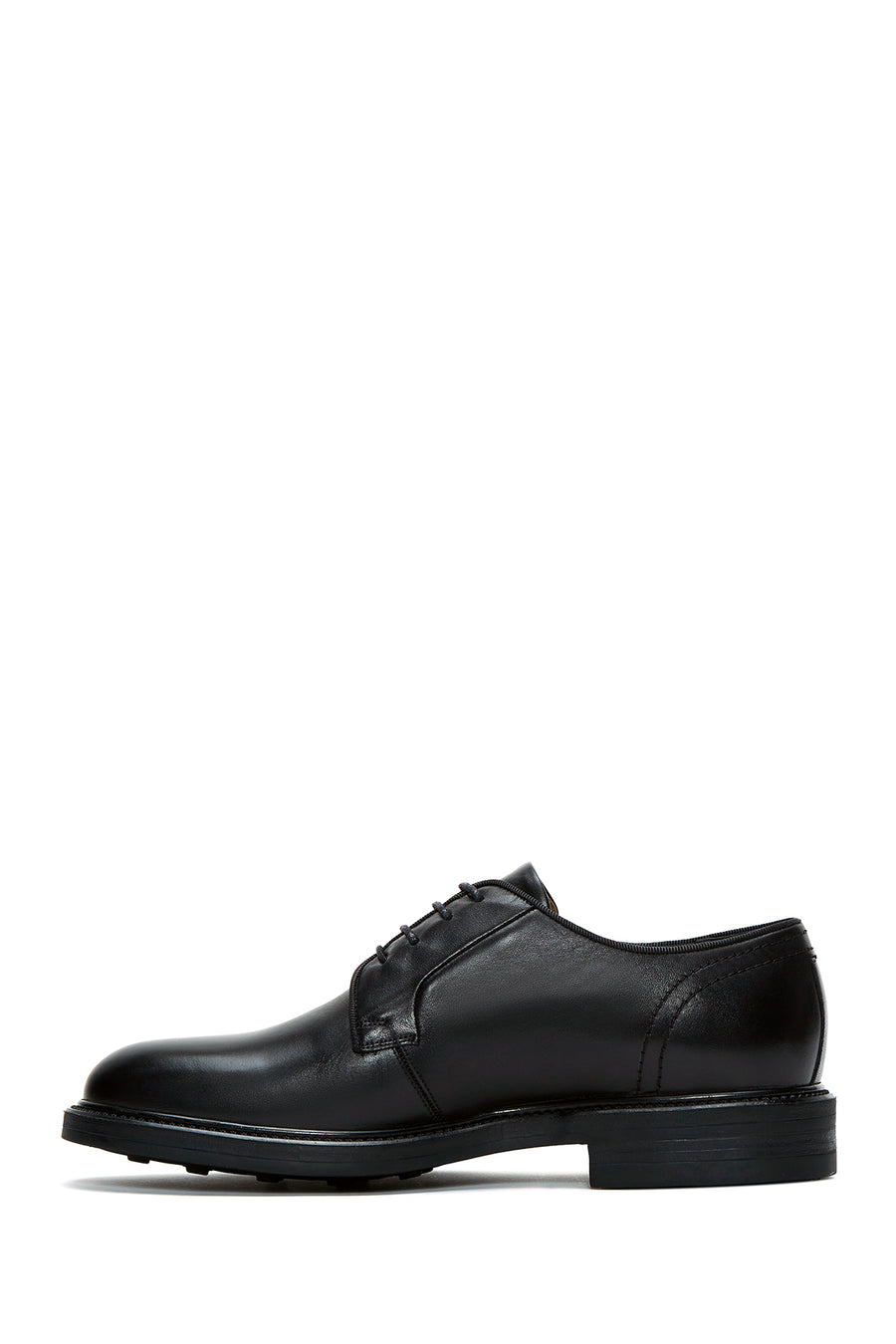 Men's Black Leather Casual Shoes