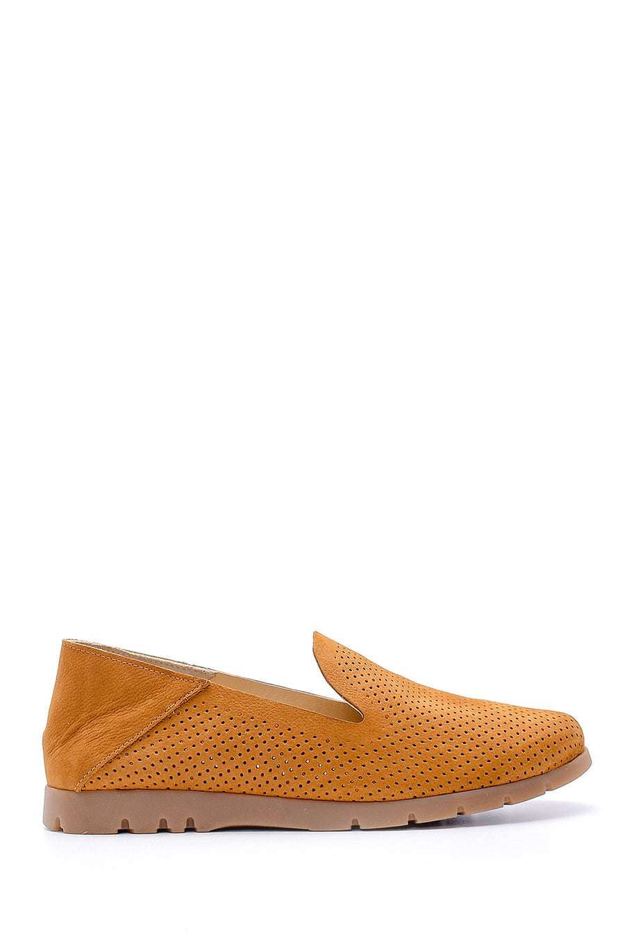 Kadın Nubuk Deri Loafer 20SFD2823V3 | Derimod