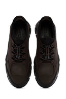 Men's Brown Lace-Up Leather Sneaker | Derimod