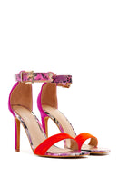 Women's Pink High Heel Sandals | Derimod