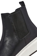 Men's Black Leather Chelsea Boots | Derimod