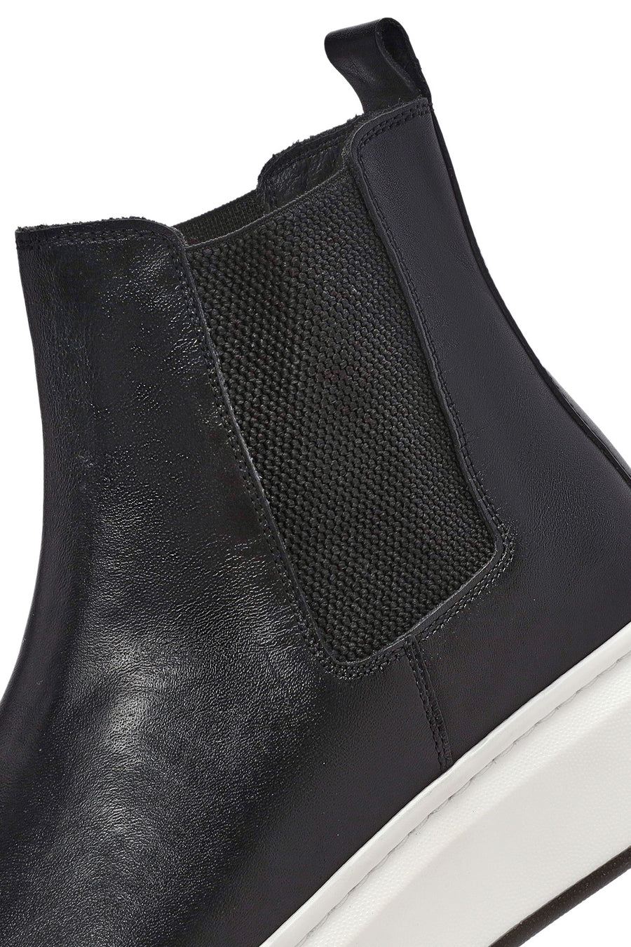 Men's Black Leather Chelsea Boots