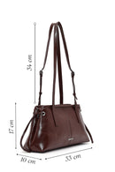 Woman Brown Classic Shoulder Bag | Derimod