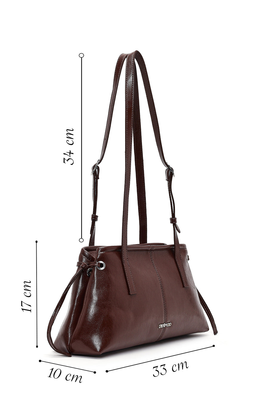 Woman Brown Classic Shoulder Bag