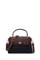 Woman Burgundy Classic Shoulder Bag with Long Strap | Derimod