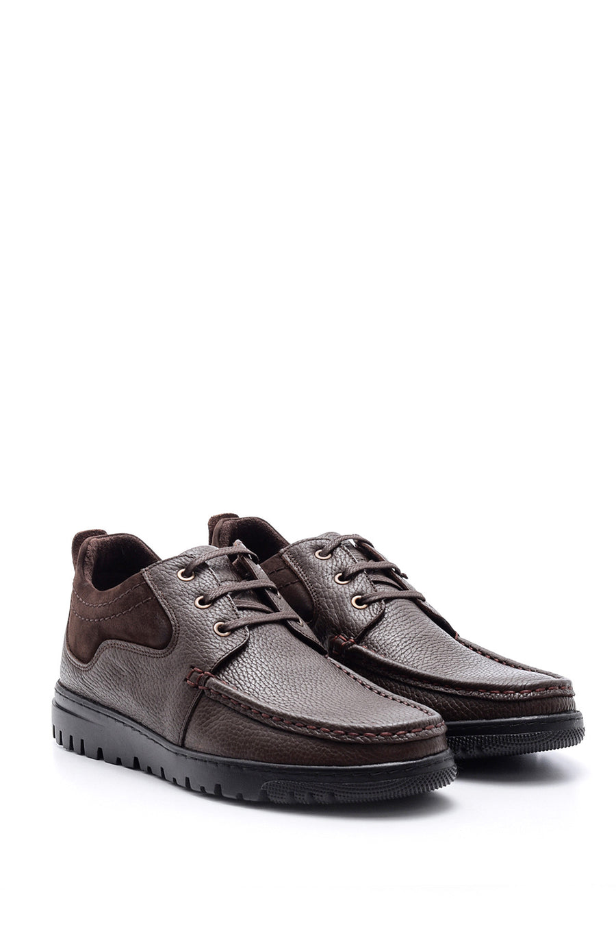 Men's Leather Lace-Up Shoes