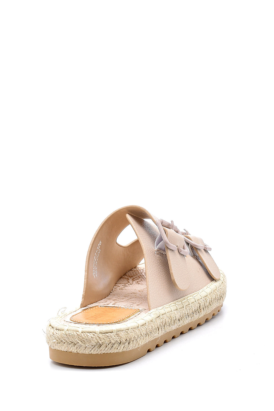 Women's Straw Detailed Slippers
