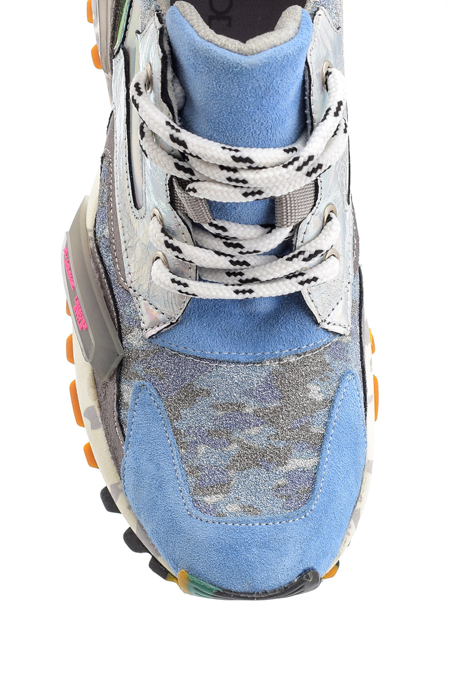 Women's High-Sole Patterned Sneaker