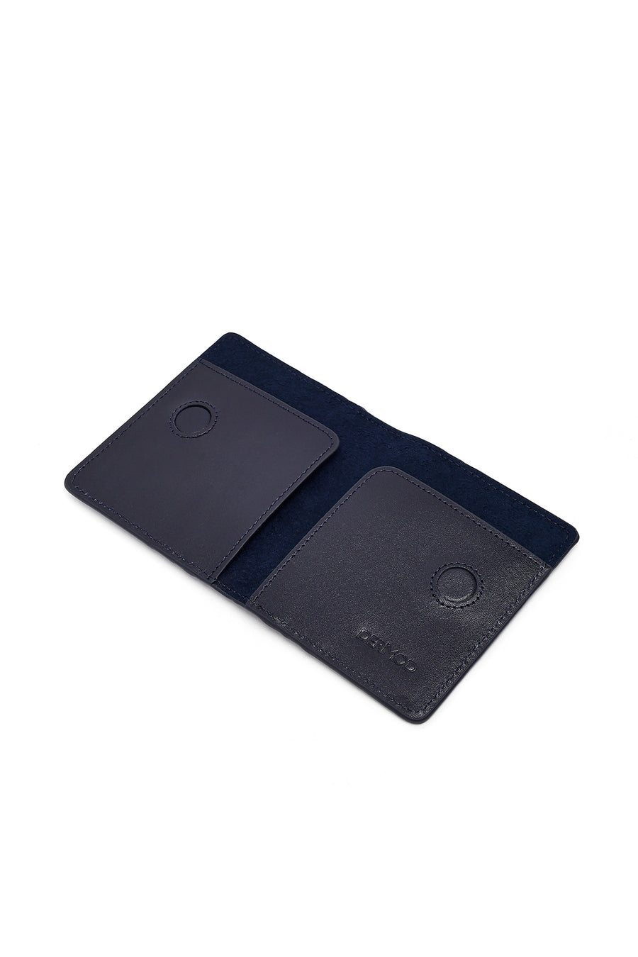 Men's Navy Blue Leather Card Holder