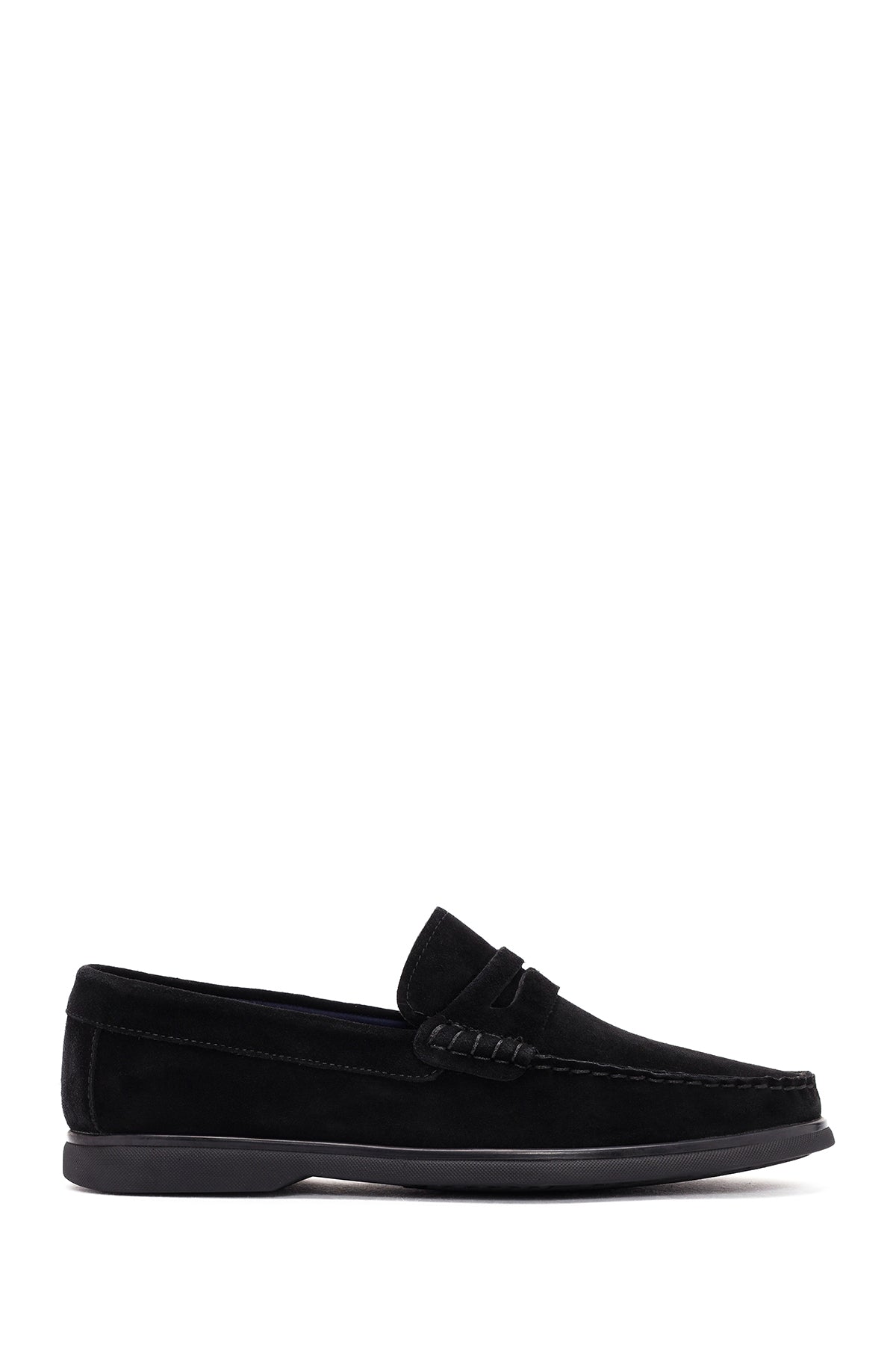 Derimod Fly Men's Black Suede Leather Casual Loafer 24SFD631810 | Derimod