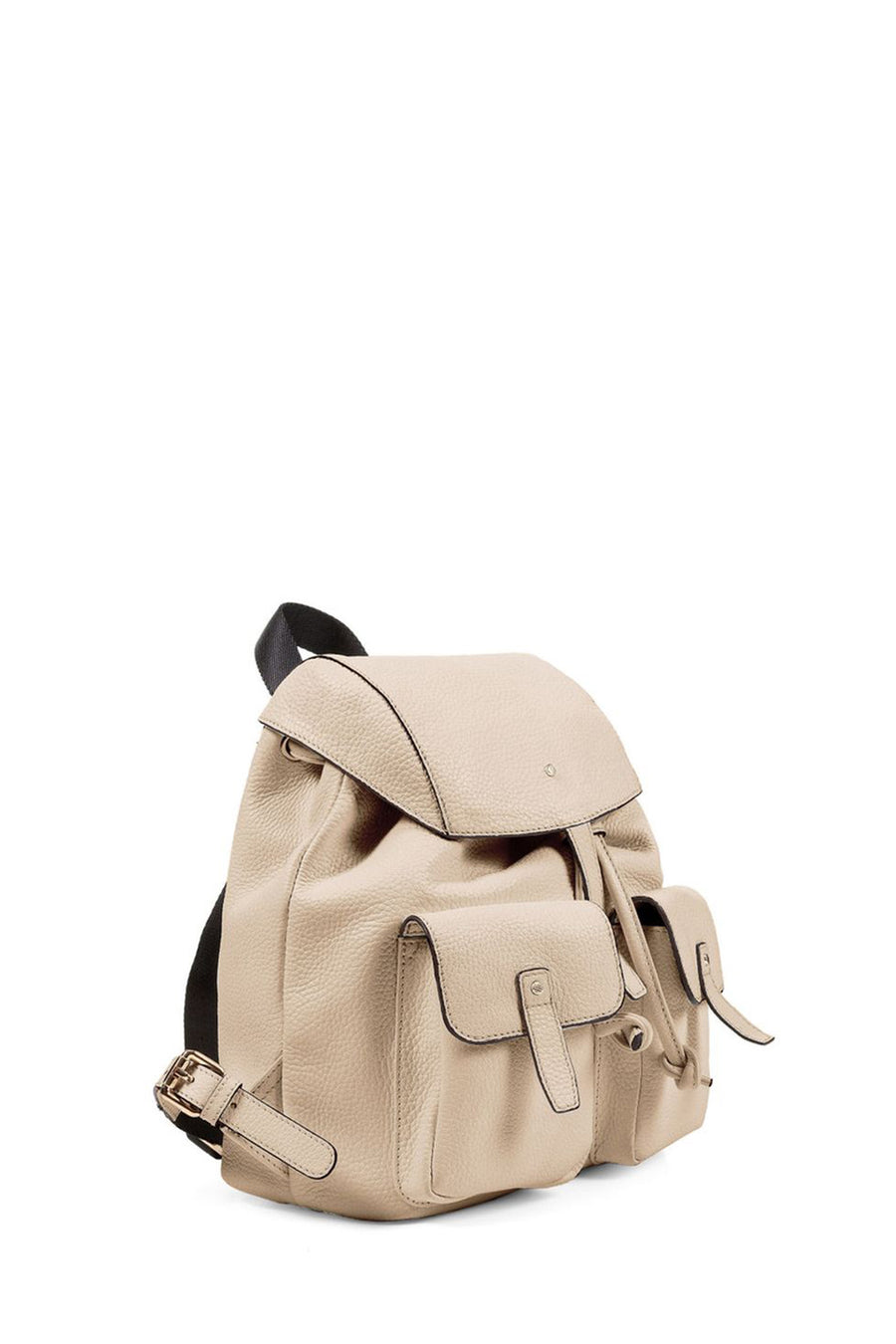 Geox Women's White Faloria Leather Backpack