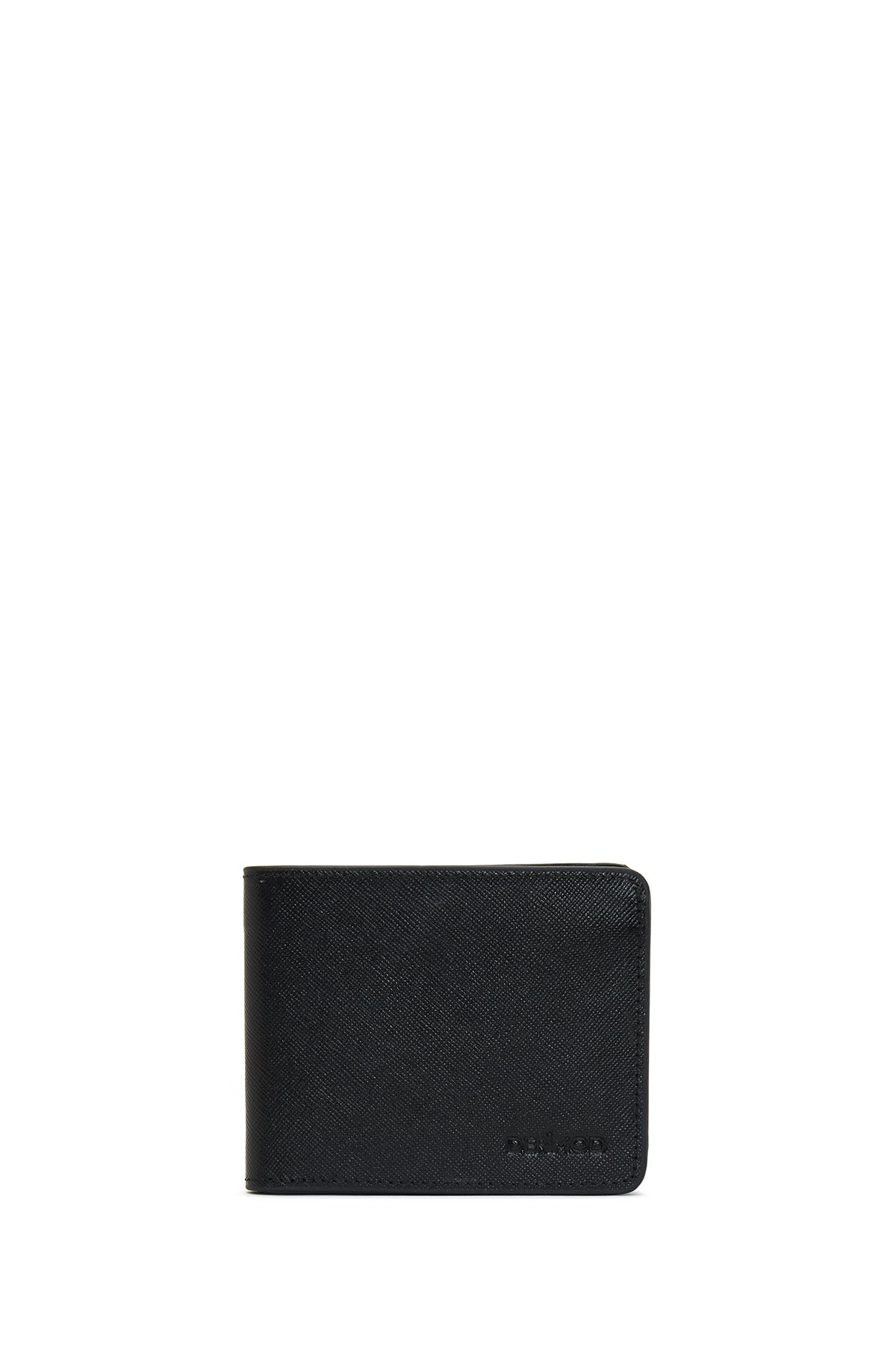 Men's Black Leather Wallet 000A2D303126 | Derimod