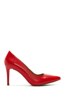 Women's Red Leather Stiletto | Derimod