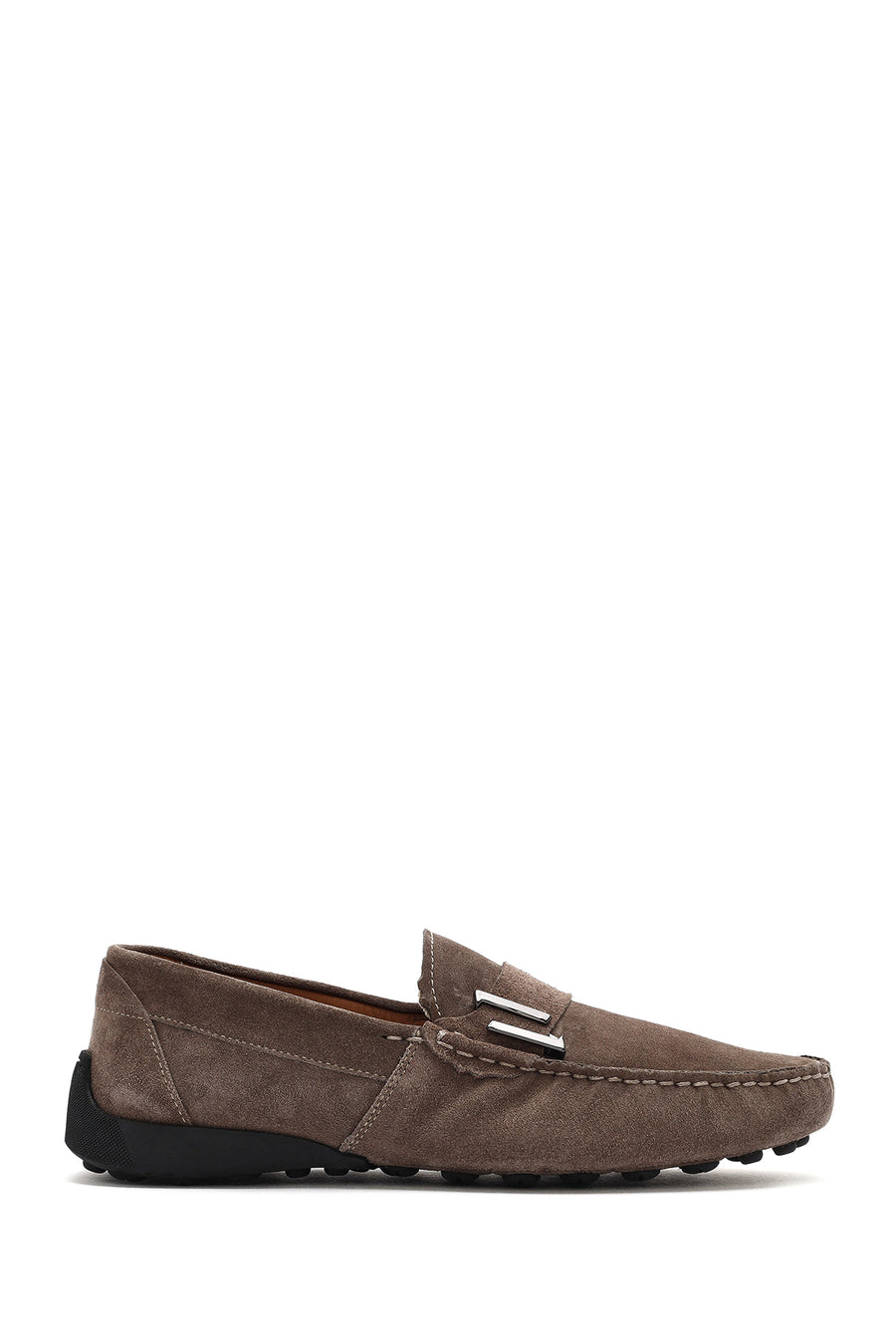 Men's Mink Suede Leather Loafer 25SFD654510 | Derimod