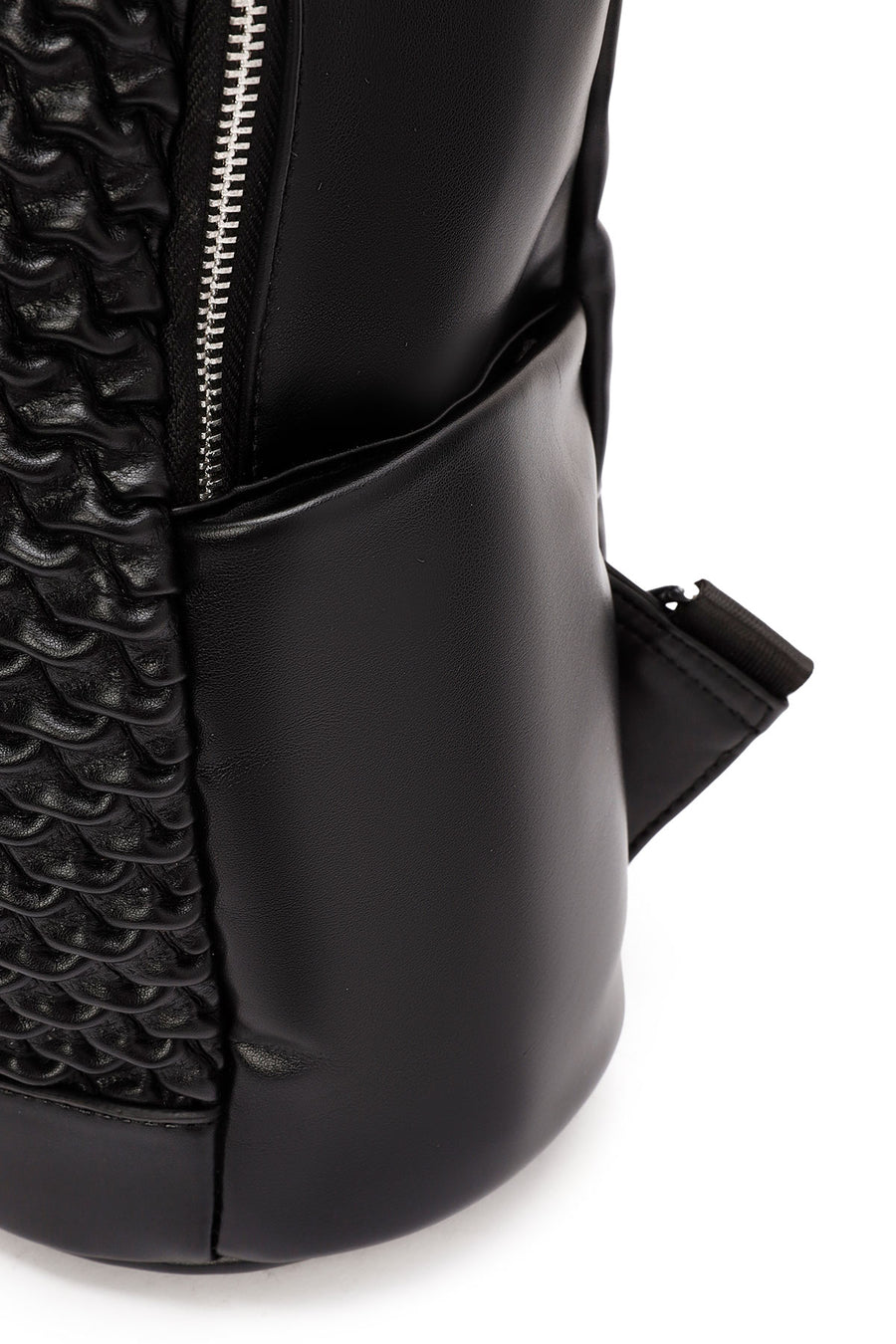 Women's Black Printed Backpack