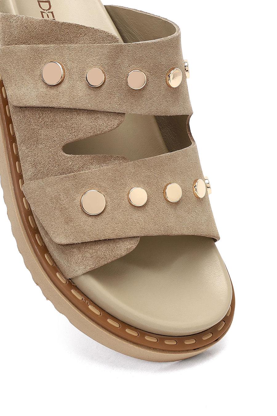 Women's Mink Suede Leather Slippers