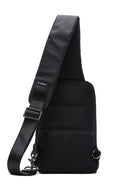 D-Pack Men's Black Technological Fabric Crossbody Bag | Derimod