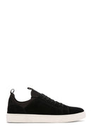 Derimod Fly Men's Black Lace-up Suede Leather Sneaker | Derimod